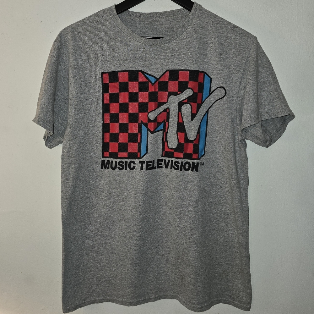 Gray MTV Graphic T-Shirt